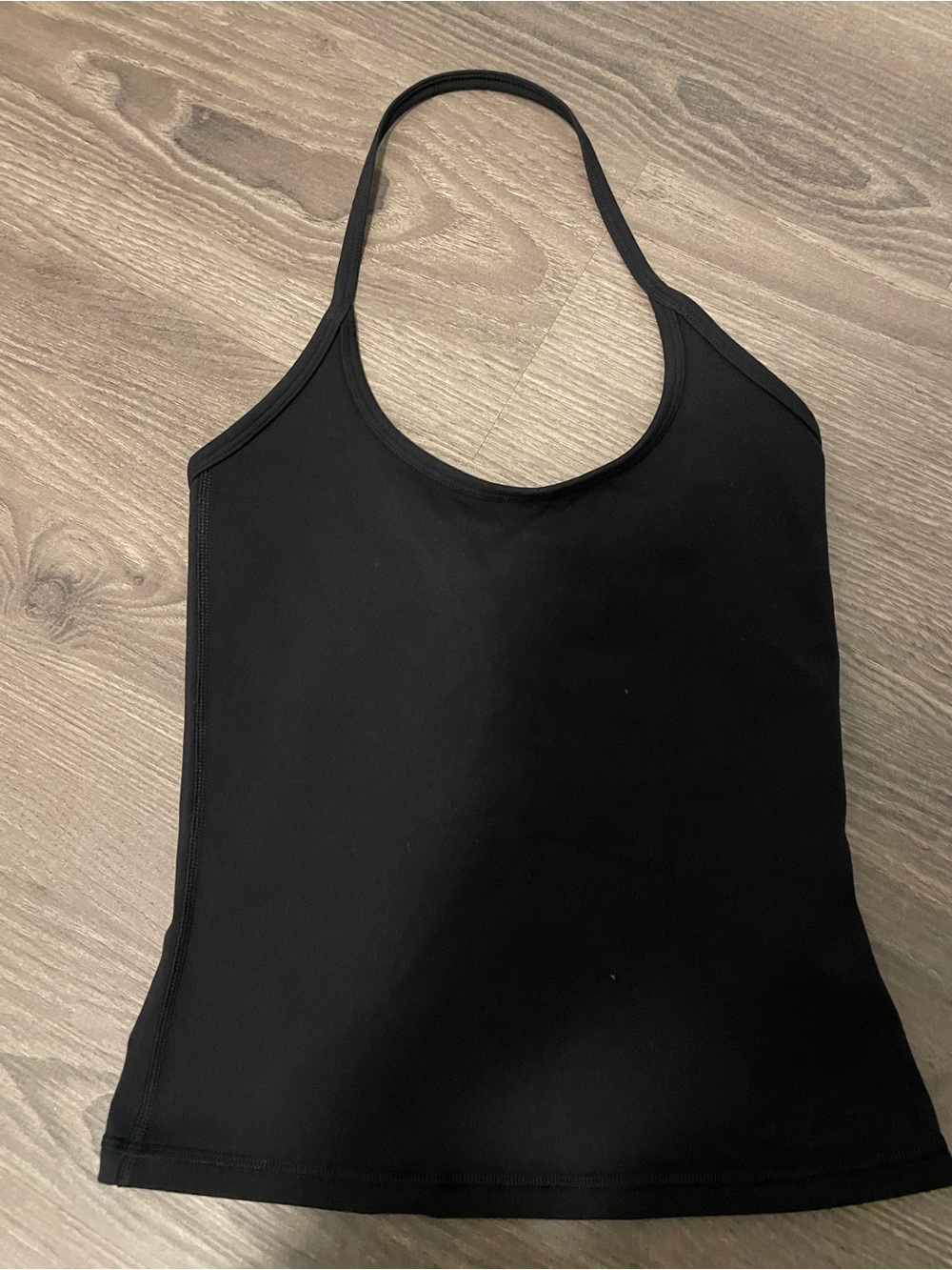 Aritzia Black Halter Workout Top Golden